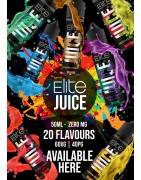 Elite Juice 50ml Shortfill 60/40 High VG